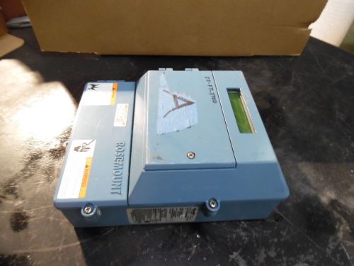 ROSEMOUNT 8712 TRANSMITTER, 8712HR12N0B6MM4, SN: 0860223255, USED