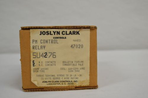 NEW AO SMITH CLARK 5U4-2-76 5U4276 TYPE PM RELAY 110-120V-AC COIL D203331