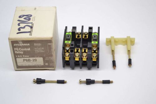 NEW SYLVANIA P6B-20 P6 2 POLE CONTROL KIT RELAY B404151