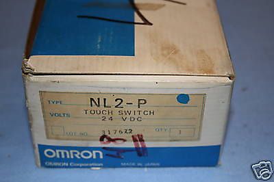 New omron 24vdc touch switch nl2-p  bnib for sale