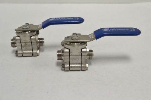 LOT2 SVF FLOW L76666-RT BALL VALVE 7561 1500F.C.I N9C2004 CF8M STAINLESS B213784