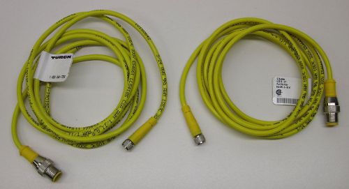 TURCK U2516-37 picofast eurofast HYBRD EXTENSION CORDSET PKG 3M-2-RS 4T LOT OF 2