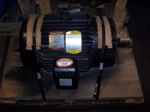 New baldor 15 hp ac electric motor 254tc 208-230/460 vac 3450 rpm cat 85.600024 for sale