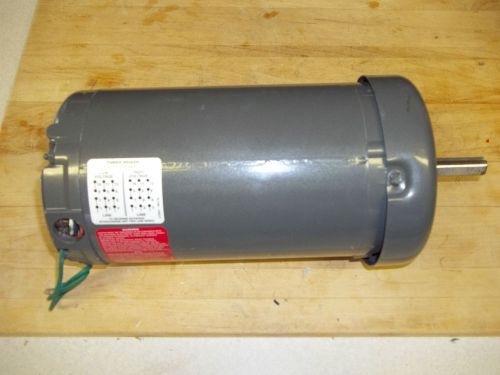 New old stock baldor industrial motor 3/4 hp 3phase thermally protected for sale