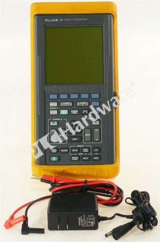 Fluke 97 Digital 50 MHz ScopeMeter Dual Channel Multimeter Oscilloscope, Read