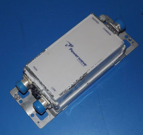 Powerwave CM1007-DBPXBC-003 Diplex Filter For LTE700/800 MHZ AWS /PCS DC Sniffer