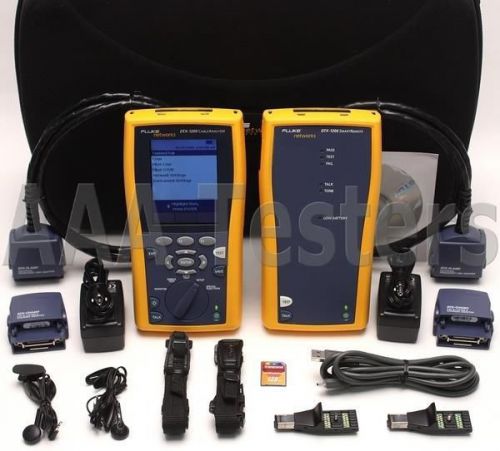 Fluke Networks DTX-1200 Cat5e Cat6 Digital Cable Tester Analyzer DTX1200 DTX