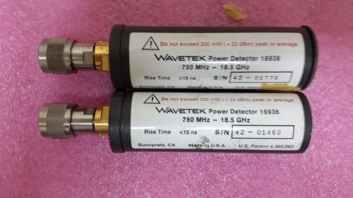 Wavetek Power Detector 16936  Lot of 2