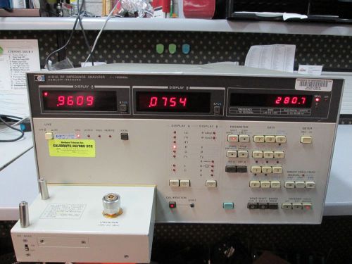 HP Agilent 4191A RF Impedance Analyzer, 1 to 1000 MHz