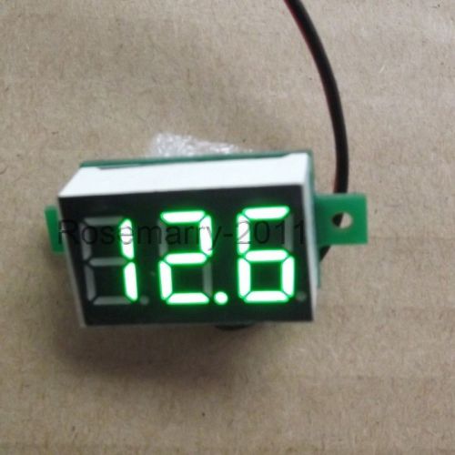 Mini 0.36&#034; LED DC 2.7-30V GREEN Volt Voltage Meter Voltmeter Self-Powered