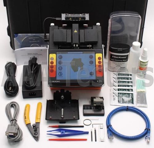 Corning x77i sm mm fiber core alignment micro fusion splicer w cleaver x77 for sale