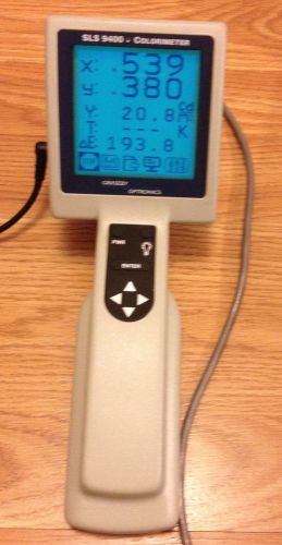 Graseby Optronics model SLS 9400 Colorimeter with Sensor &amp; Accessories, Used