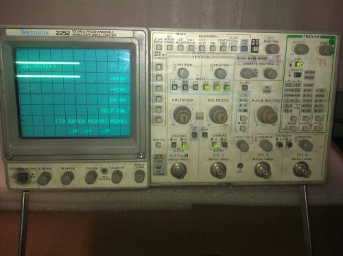 Tektronix 2252 100MHz Programmable Hardcopy Oscilloscope