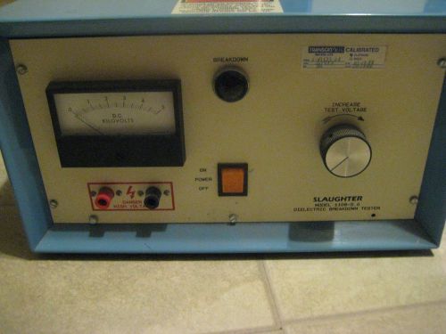 Slaughter Model  1108-5.0 Dielectric Breakdown Tester -  high voltage