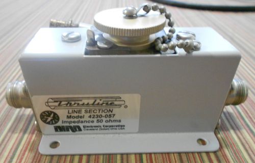 BIRD THRULINE  4230-057  50 OHMS  ***FREE SHIPPING TO USA**