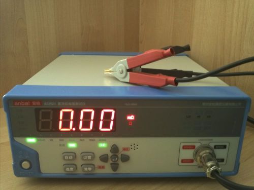 New DC 10u ohm/ 10 micro-ohm /Low Resistance Ohmmeter/meter, milli-ohmmeter