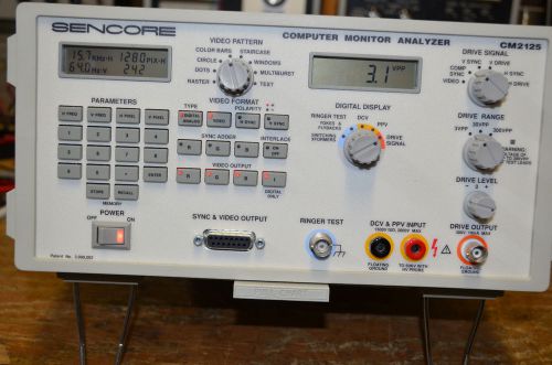 Sencore CM2125 Computer Monitor Analyzer