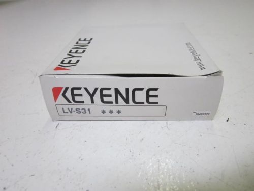 KEYENCE LV-S31  DIGITAL LAZER OPTIC SENSOR  *NEW IN A BOX*