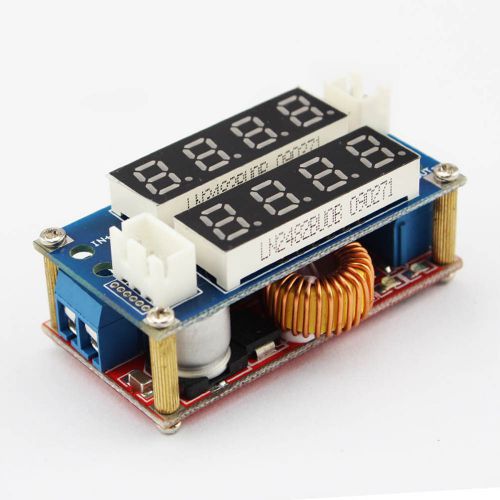 PCC AMY 5A Adjustable CC/CV Step Down charge Module LED Panel Voltmeter Ammeter