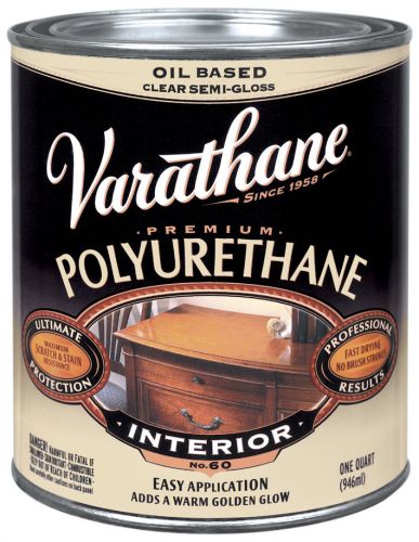 Varathane 6041 1 Quart Semi-Gloss Classic Clear Diamond Wood Finish