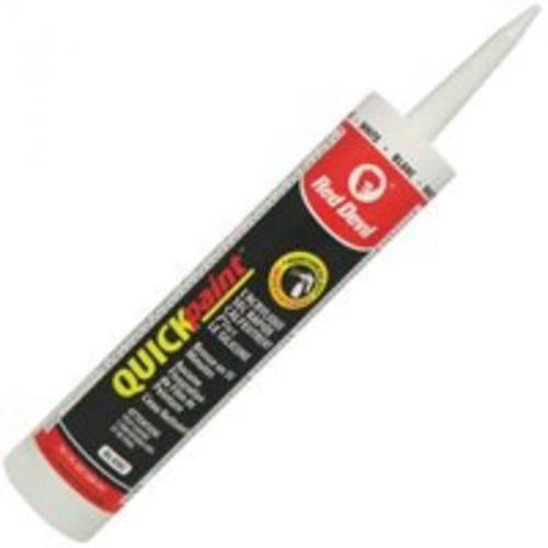 Quick Paint White Cart 10.1Oz RED DEVIL INC Latex Silicones 00130CA 075339012796