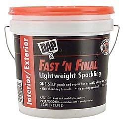 Dap 12143 1 Gallon FastN Final Spackling Interior and Exterior