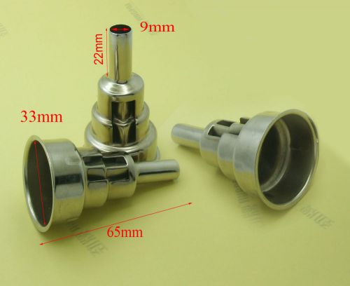 2PCS Metallic iron Round 33mm Tuyeres TO ? 9mm nozzle for Handheld hot air gun