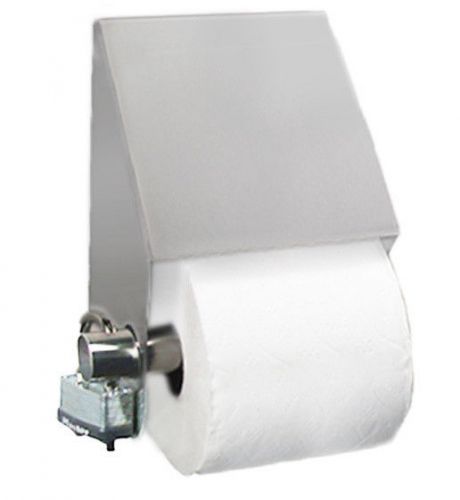 Royce rolls model #stp-1 stainless steel slanted single roll tp dispenser for sale