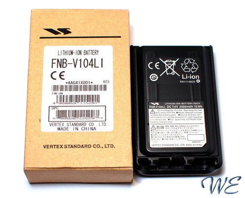 New vertex fnb-v104li 7.4v/2000mah li-ion battery pack for vx-230 vx-231 vx-231l for sale