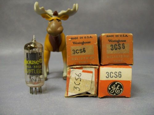 3CS6 Vacuum Tubes  Lot of 4  GE / Westinghouse