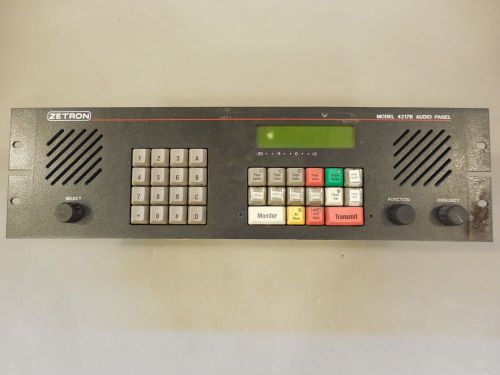 Zetron Model 4217B Audio Panel