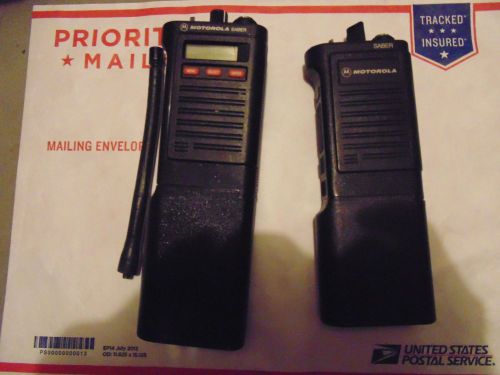 Motorola saber ii &amp; saber i  securenet vhf two way radio batterys charger for sale