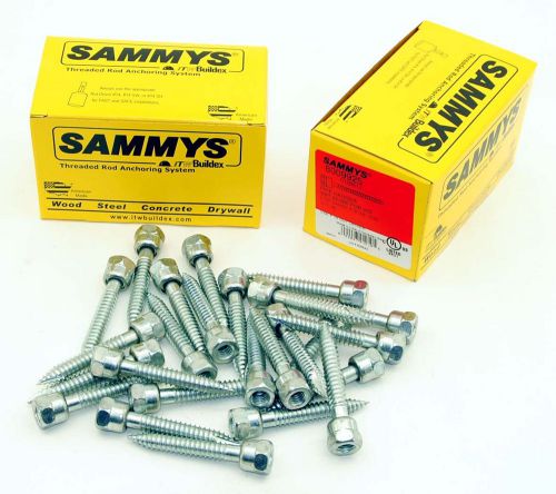 (25) sammys 3/8-16 x 2-1/2 threaded rod hanger for wood 8009925 for sale