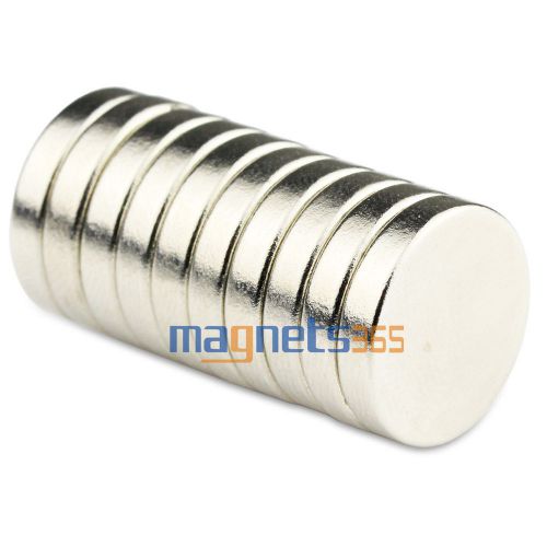 10pcs N35 Silver Super Strong Round Disc Rare Earth Neodymium Magnets 14 x 3mm