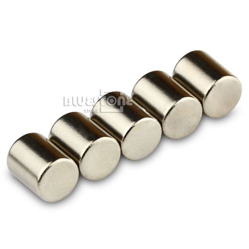 Lot 5x Super Strong Round N50 Bar Cylinder Magnets 8 * 10mm Neodymium Rare Earth
