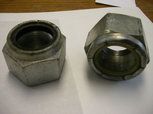 Nylon locknut steel 1-1/2&#034;-12 (*package of 2) for sale