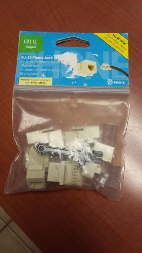 On-q / Legrand 5-Pack F9042-DM-V5 Plastic RJ25 Wall Jack