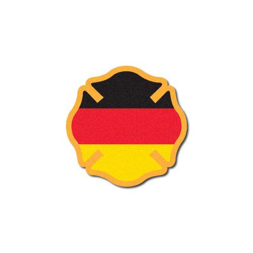 Firefighter helmet decals fire helmet sticker- reflective german maltese for sale