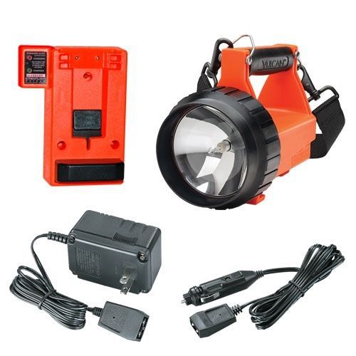 Streamlight fire vulcan standard system 120v ac/12v dc - orange - 44400 for sale