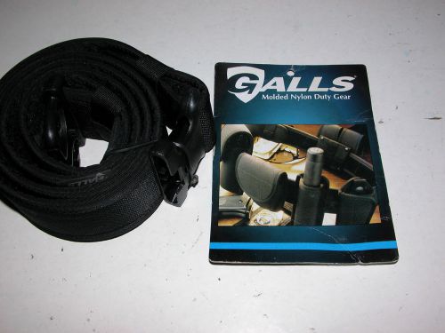 GALLS MOLDED NYLON SAM BROWNE DUTY BELT Size 52-56&#034;  NP238 BLK 2X