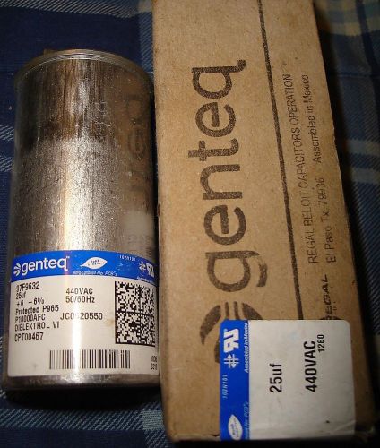 Motor Run Capacitor Genteq round 25mfd 440v