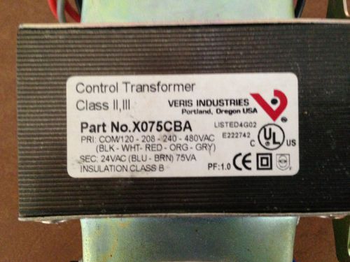 Veris Industries X075CBA Control Transformer w/foot and single thread hub mount