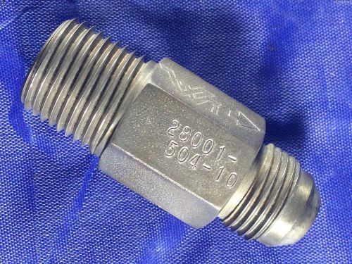 VALVE VELOCITY FUSE VONBERG  28001-504-10 1/2-14 NPTF FITTING REPLACEMENT PART