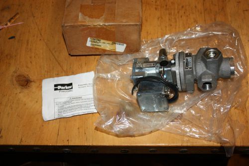 Parker Pneumatic Inline Valve 1/2&#034; and Pilot N3154504553 140PSI, K065503553 NIB