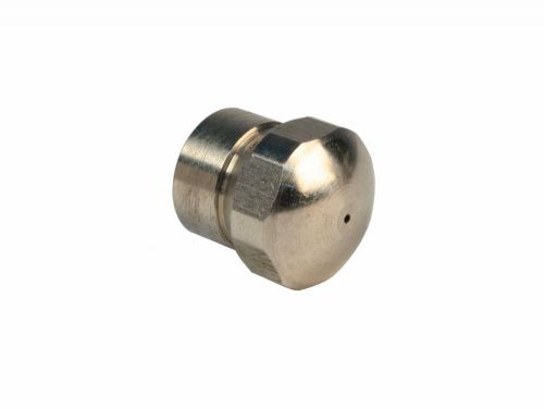 Laser fixed sewer jetter nozzle 4000 psi mtm button nose 1/8&#034; f 5.0 orifice for sale