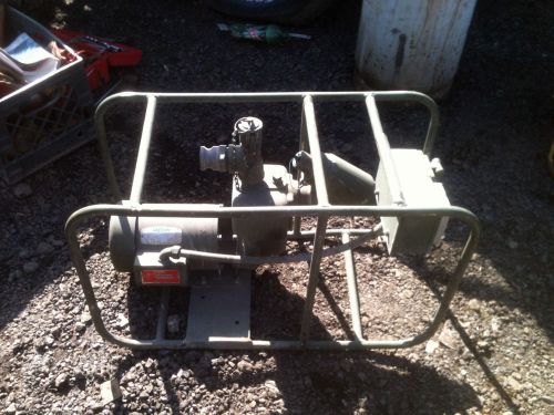 1.5 HP CH&amp;E ELECTRIC DEWATERING PUMP 3PH LEESON E56J MOTOR