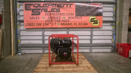 Multiquip 3&#034; trash - water pump qp3th, 8hp honda, recent service, runs great for sale