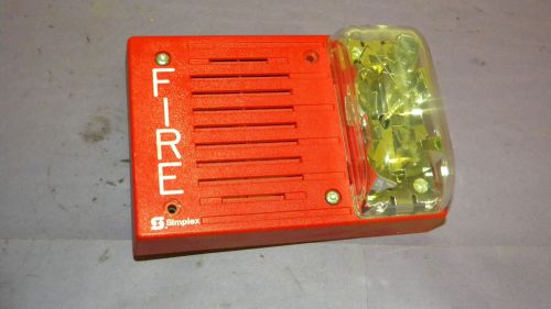 Used,simplex 4903-9219 rev b fire alarm horn/strobe  49039219 for sale