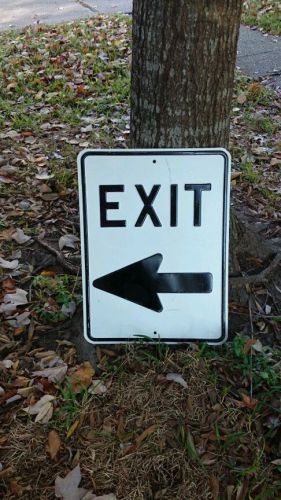 METAL EXIT SIGN