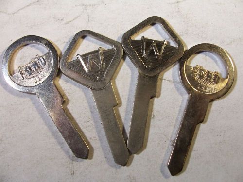 2 SET   VINTAGE FORD   MERCURY   NOS 1940 - 1945  KEY BLANK  UNCUT   LOCKSMITH